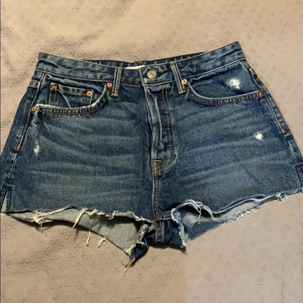 New denim shorts